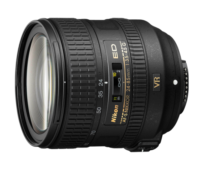 Nikon AF-S NIKKOR 24-85mm f/3.5-4.5G ED VR Lens 