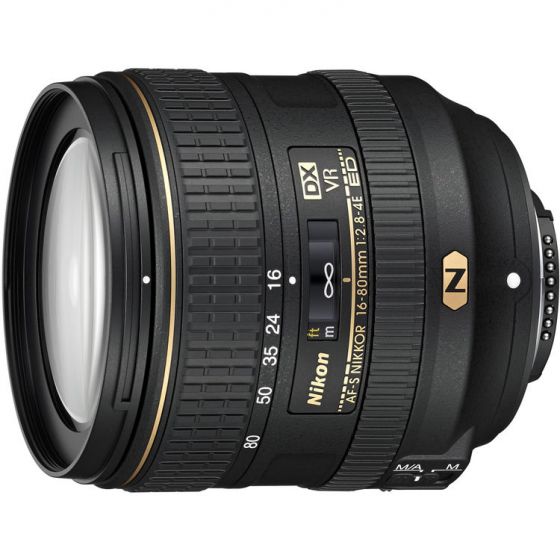 Nikon AF-S DX NIKKOR 16-80mm f/2.8-4E ED VR Lens (Non Retail White Box)