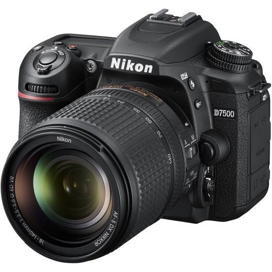 Nikon D7500 Digital SLR Camera with Nikon AF-S 18-140mm VR Lens Kit