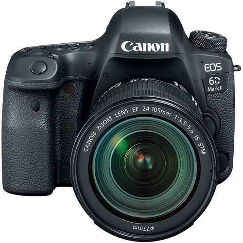canon eos 6d mark ii with ef 24 105mm f 3 5 5 6 is stm lens kit