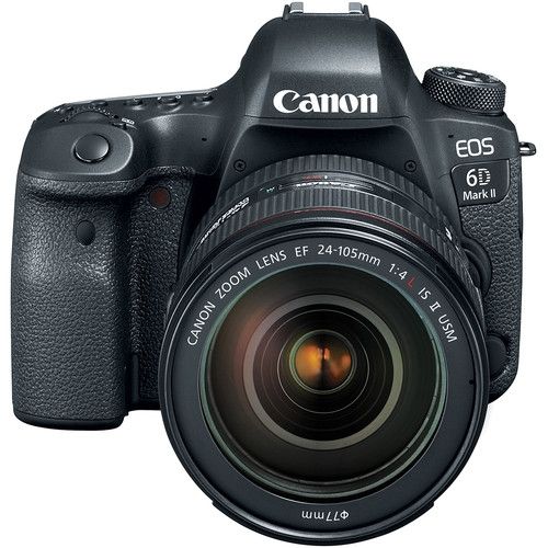 canon eos 6d mark ii with canon ef 24 105mm f 4l is ii usm lens kit