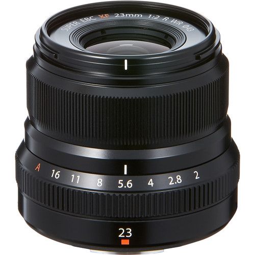 Fujifilm XF 23mm f/2 R WR Lens (Black/Silver)