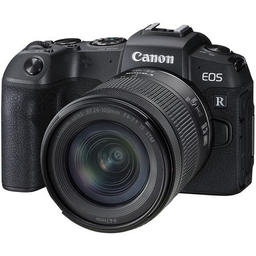 Canon EOS RP Mirrorless Digital Camera with Canon RF 24-105mm f/4-7.1 IS STM Lens & EF-EOS R Adapter Kit