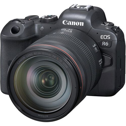 Canon EOS R6 Mirrorless Digital Camera with RF 24-105mm f/4L IS USM & EF-EOS R Control Ring Adapter Kit 