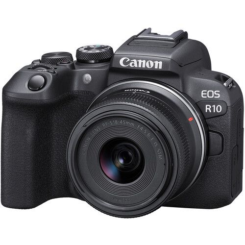 Canon EOS R10 Mirrorless Camera with RF-S 18-45mm STM Lens