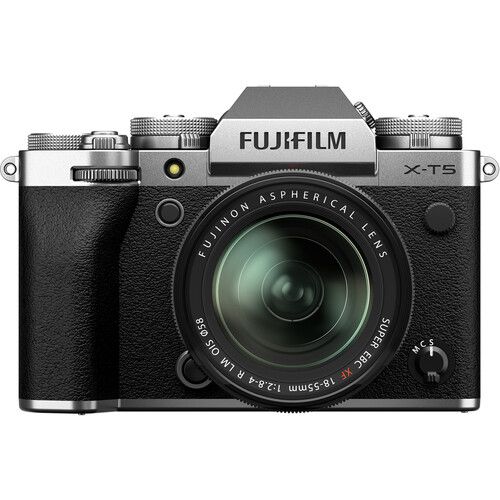 Fujifilm X-T5 Mirrorless Camera with XF 18-55mm f/2.8-4 Kit (Black/Silver)