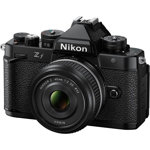 Nikon Zf Mirrorless Camera with Z 40mm f/2 (SE) Lens & Nikon FTZ II Mount Adapter (Black)