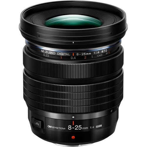 Olpmyus M.Zuiko Digital ED 8-25mm f/4 PRO Lens (Black)