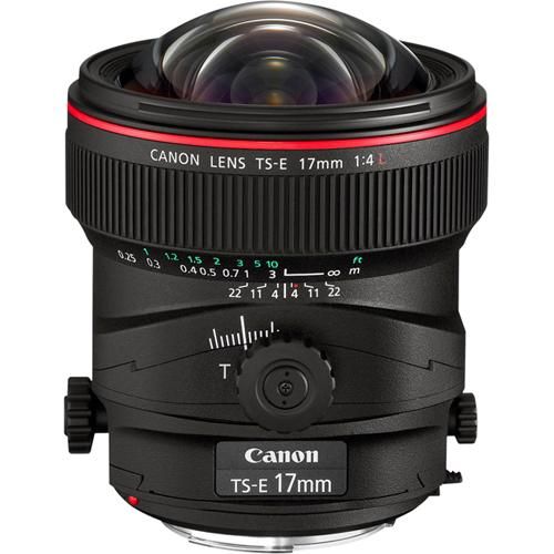 Canon Tilt/Shift TS-E 17mm f/4 L Manual Focus Lens 