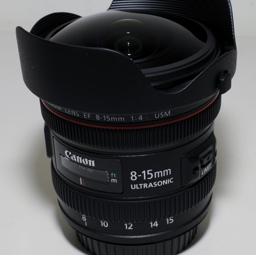 Lente Canon EF 8-15mm f/4L USM Ultra Wide Zoom (Ojo de Pescado) – Videostaff