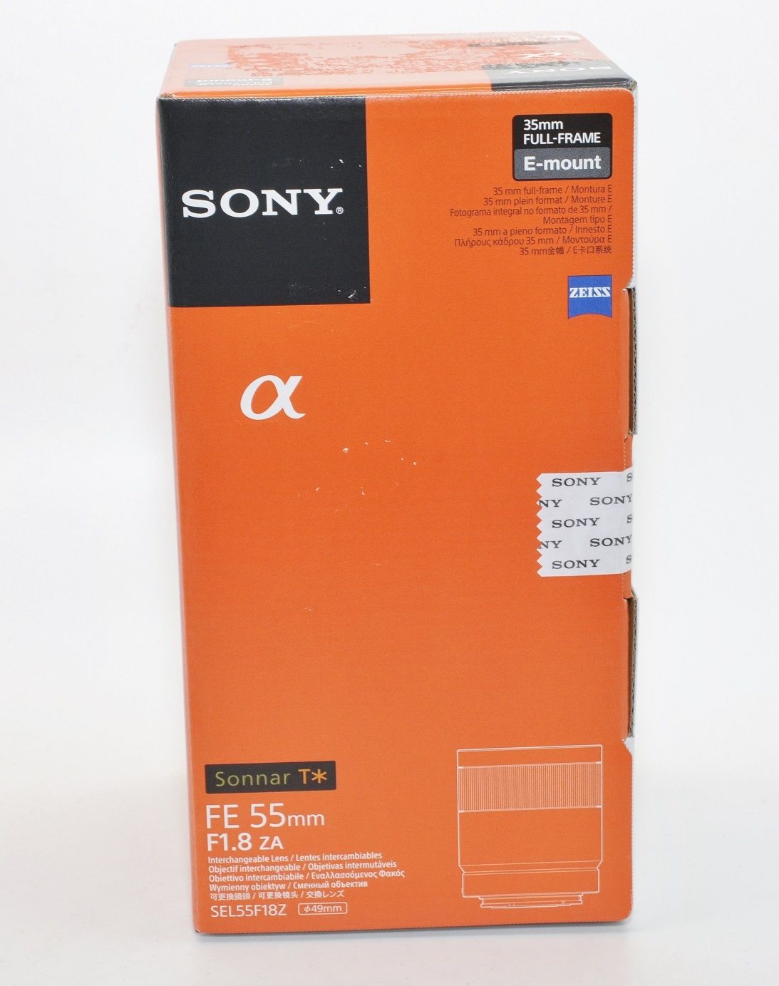 Sony SEL55F18Z Sonnar T* FE 55mm f/1.8 ZA Lens